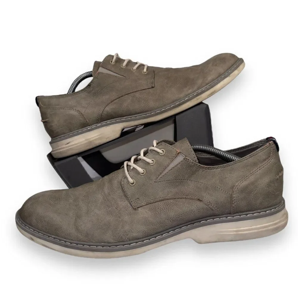 Ben Sherman Countryside Derby Plain Toe Oxford Grey BNMS20018‎ Men's 11